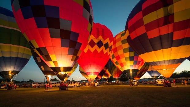 Фестиваль воздушных шаров в Чехии