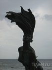 Статуя русалки на набережной Светлогорска