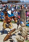 Битва рыцарей на фестивале "Абалакское поле"