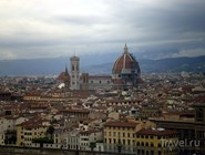 Вид на Дуомо, кампанилу и баптистерий с площади Микеланджело