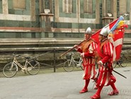 Участники флорентийского Новогоднего парада