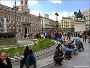 Площадь Пуэрта-дель-Сол в Мадриде