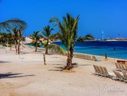 Пляж водного парка Aquaventure в отеле Atlantis the Palm