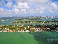 Вид с воздуха на острова Майами