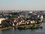 Панорама исторического центра Минска
