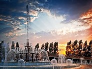 Фонтан в Парке Первого Президента Республики Казахстан