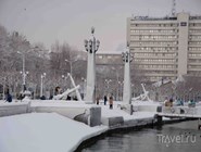 Новороссийск под снегом