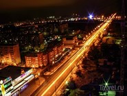 Ночной вид на ул. Чапаева