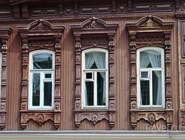 Резные окна дома Буркова