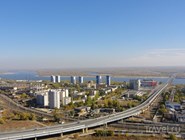 Вид на мост с центра Волгоград-сити
