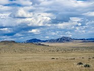 Тува. Степной пейзаж в сторону границы с Монголией