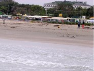 Пляж Lido Adriano во время отлива