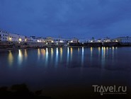 Вид на гавань Галлиполи ночью