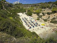 Живописный песочный пляж Antena, Майорка