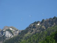 Парапланеристы в Альпах