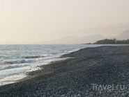Мелкогалечный пляж, Сухум, Абхазия