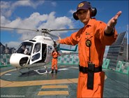Посадка в вертолет