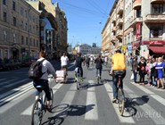 Велозаезд по центру Петербурга