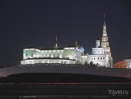 Казанский кремль в праздничном освещении