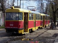 Трамвай на улице Краснодара