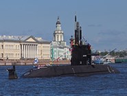 Празднование дня ВМФ в Петербурге