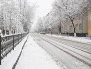 Улица Воронежа зимой