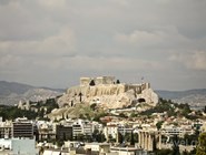 Вид на Акрополь и Парфенон