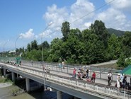 Мост через реку Псоу. Граница Абхазии