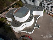 Düsseldorfer Schauspielhaus с высоты птичьего полета