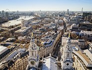 Панорама лондонского Сити. Вид с Собора Св.Павла