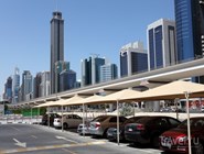 Крытая парковка в районе Sheikh Zayed Road