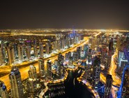 Дубай-Марина с высоты птичьего полета
