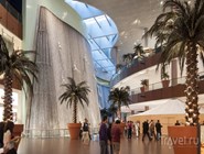30-метровая скульптура "Водопад" в Dubai Mall