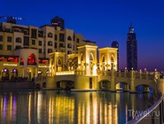 Ночная жизнь Hotel The Address на территории Dubai Mall