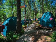 Палаточный лагерь на курорте Архыз