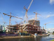 Строительство Malmö Live в 2012 году
