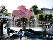 Фонтан "Роза" - один из символов Фолькетс Парка