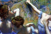 Эдгар Дега "Танцовщицы в голубом"