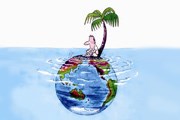 Глобальное потепление. Рисунок: Токоро Юкиоши