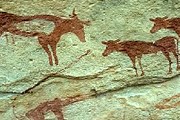 Комплекс Тассилин насчитывает тысячи наскальных изображений. // algeria-un.org