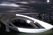 Три гигантских кольца этих часов отображают фазы Луны, ее положение и высоту прилива. // alunatime.org