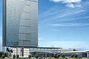 Весь отель Shangri-La в Гуанчжоу на картинке не поместился. // shangri-la.com