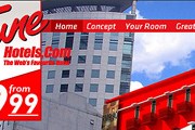 Сайт нового отеля в столице Малайзии // tunehotels.com