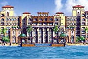 Впечатляющий фасад здания отеля // golfthegulf.de