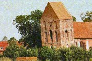 Церковь в Зуурхузене признана "самым падающим" зданием в мире. // kirche-suurhusen.de