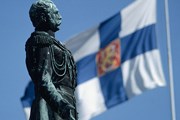 Флаг Финляндии. // GettyImages