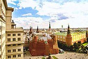 Вид из окна гостиницы "Москва". // hotel-moskva.ru