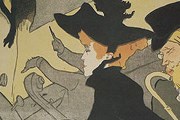 "Загородная прогулка" - одна из работ, представленных на выставке.