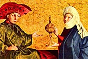 Царь Соломон и царица Савская // Witz Konrad (1400 – 1445)