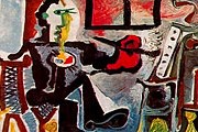 "Художник в своей студии". Пабло Пикассо. 1963 год.